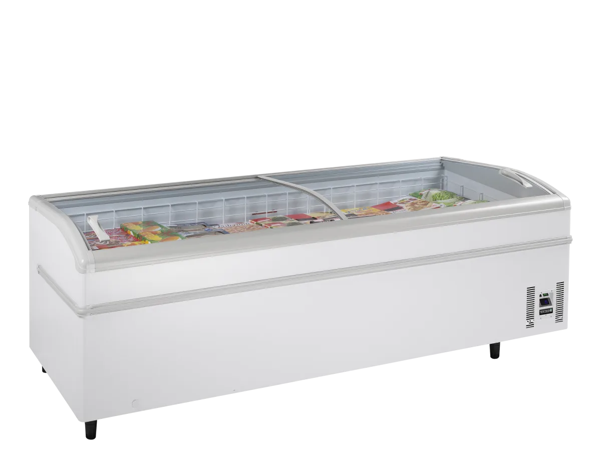 SUPER 250DE White High Vision Supermarket Freezer