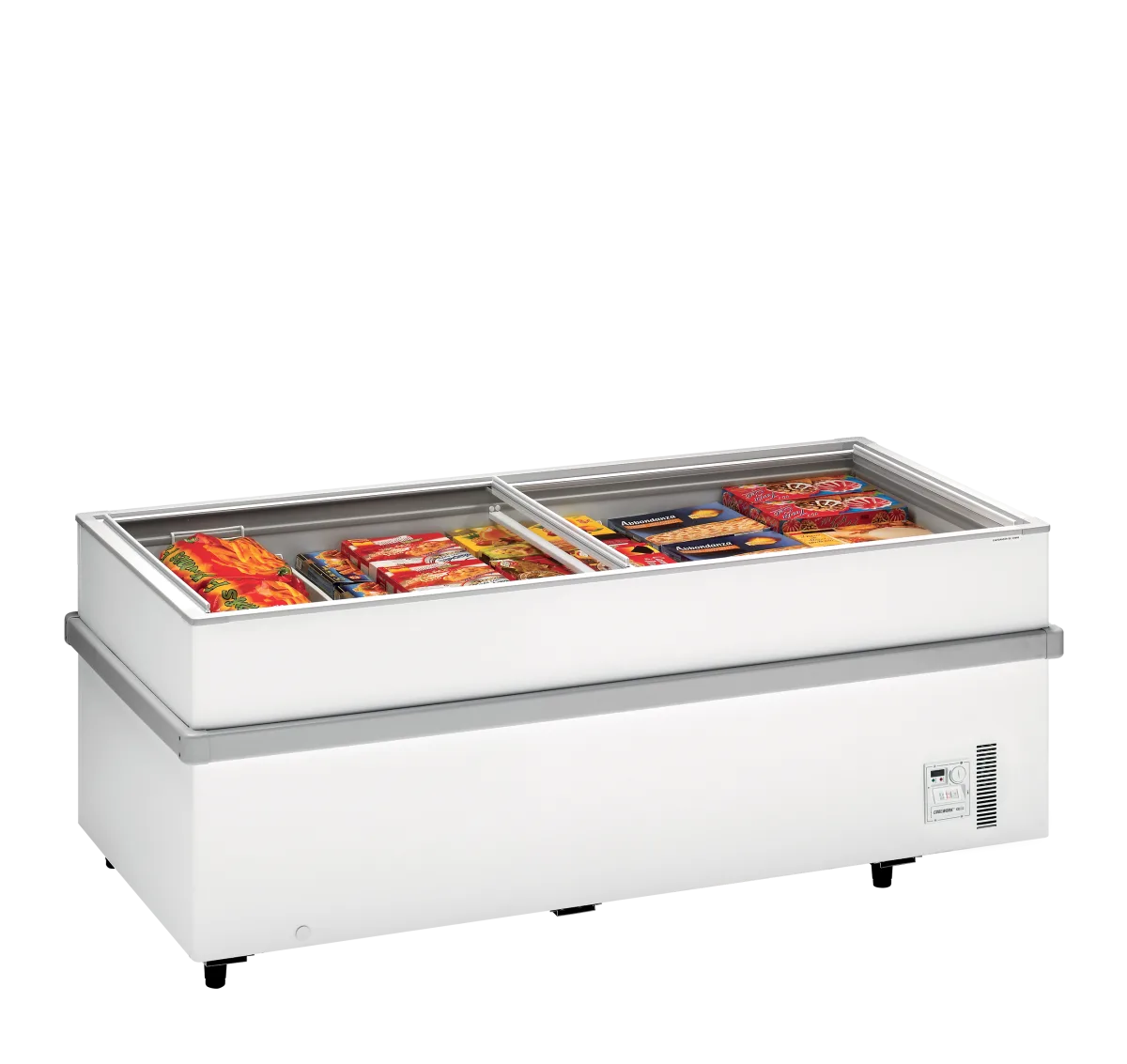 900CHV WH Island Site Freezer