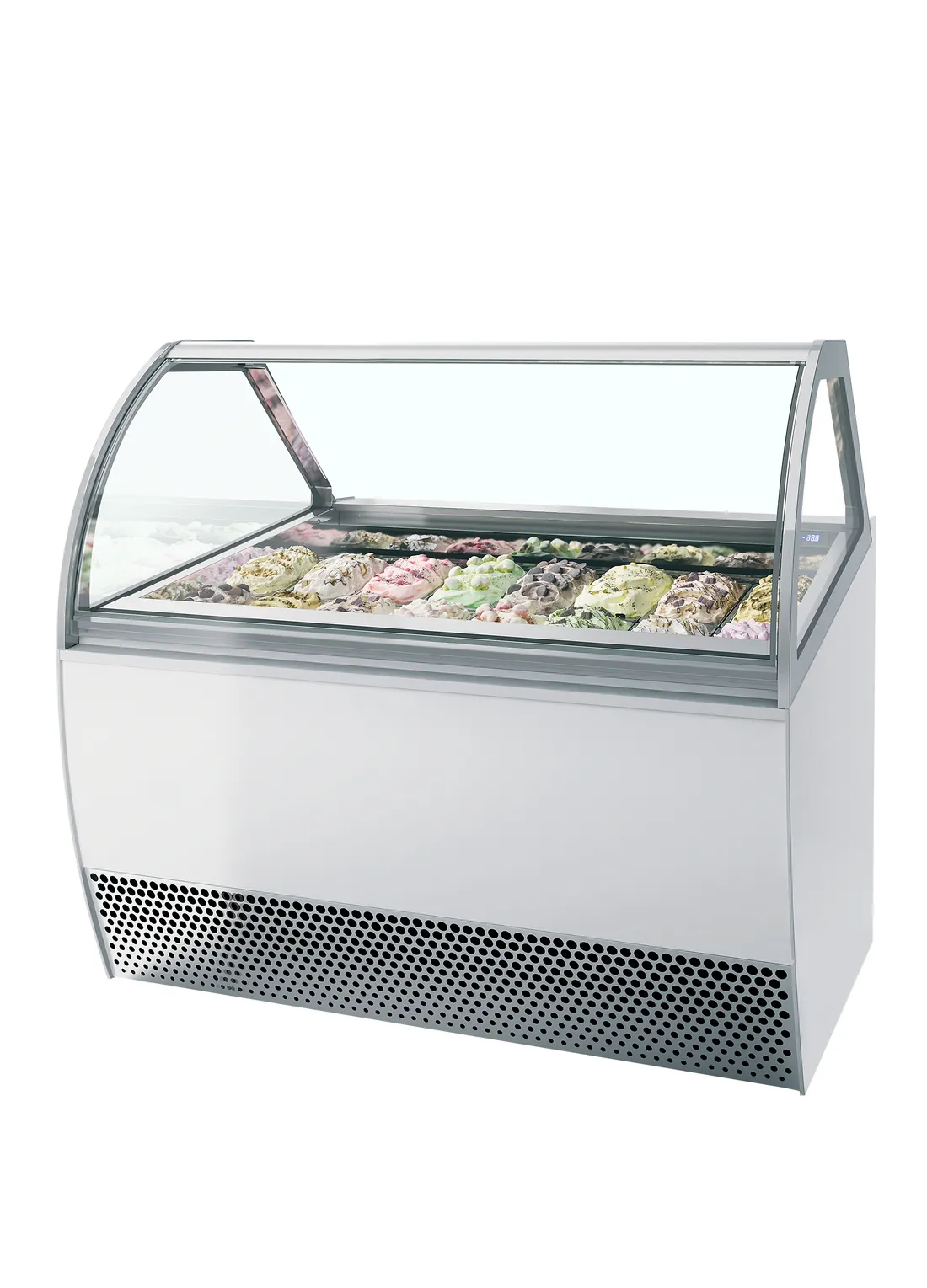 MILLENNIUM LX16 Ventilated Scoop Ice Cream Display