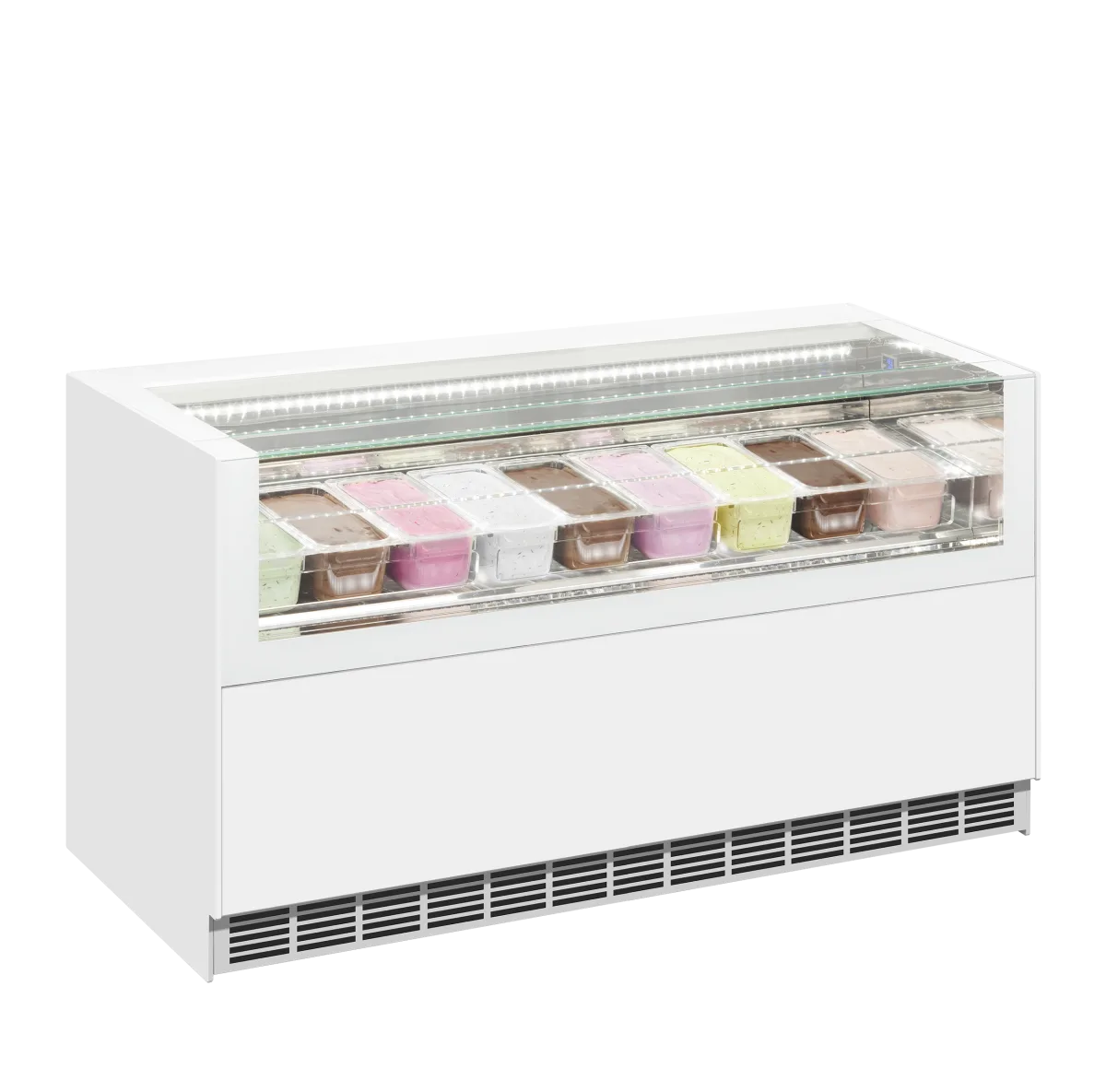 ONESHOW FREE LARGE Ventilated Scoop Ice Cream Display