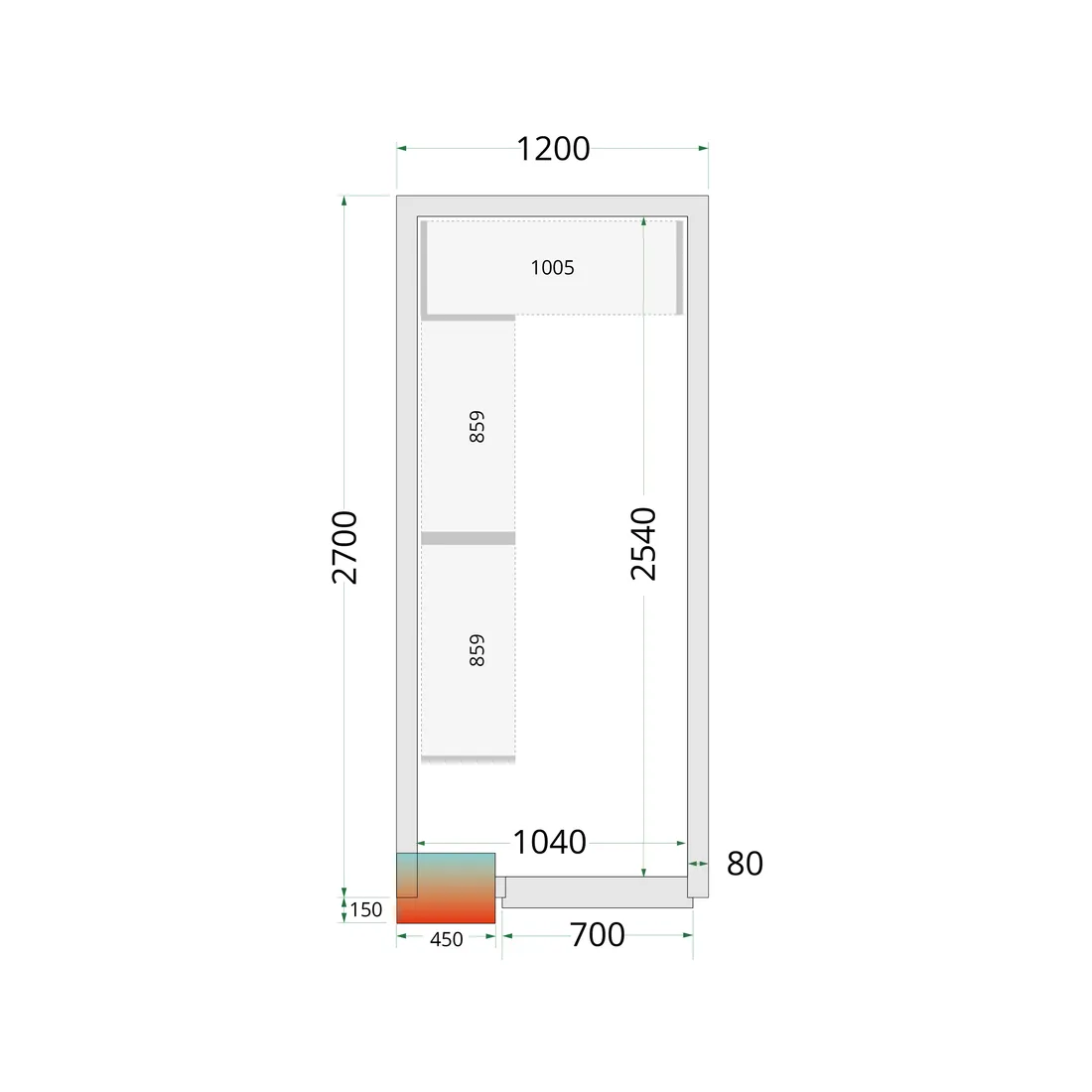 Shelf Rack System Kit CRPF1227