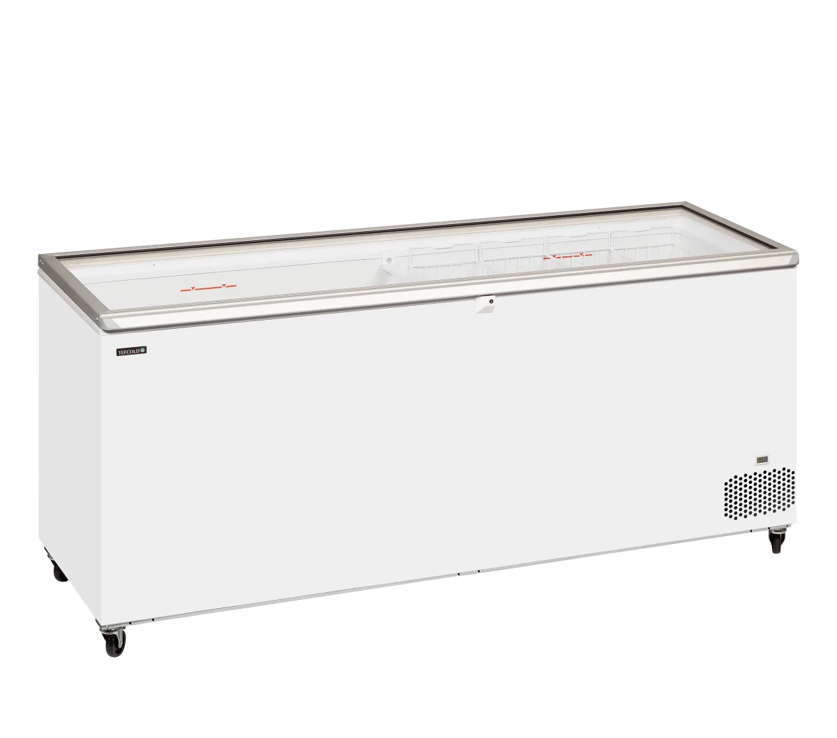 ST701 Hinged Glass Lid Chest Freezer