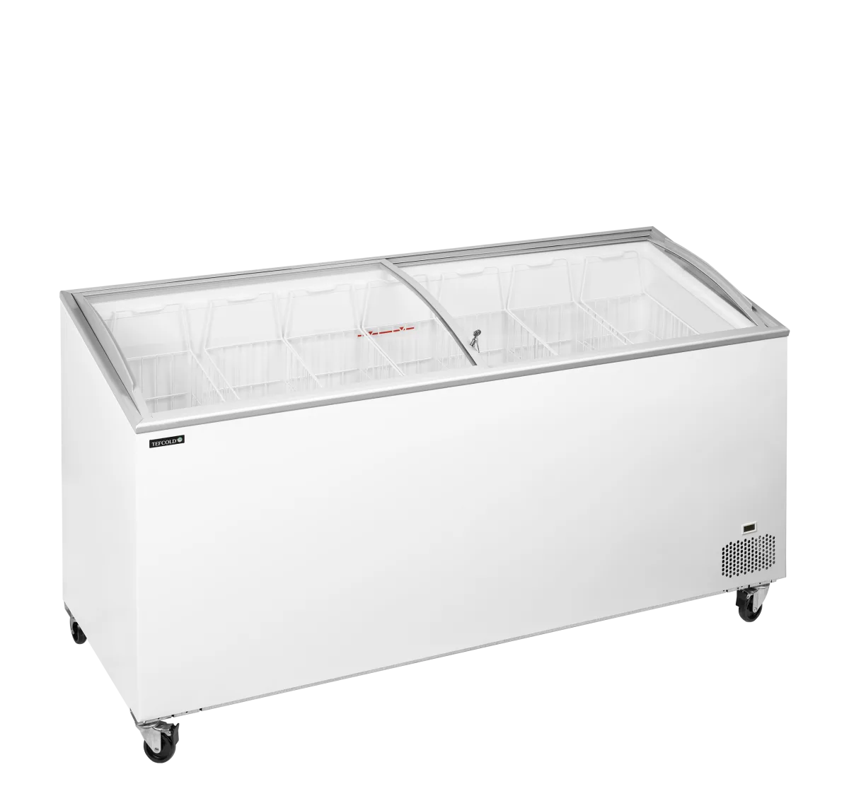 IC552SCEB Sliding Curved Glass Lid Chest Freezer