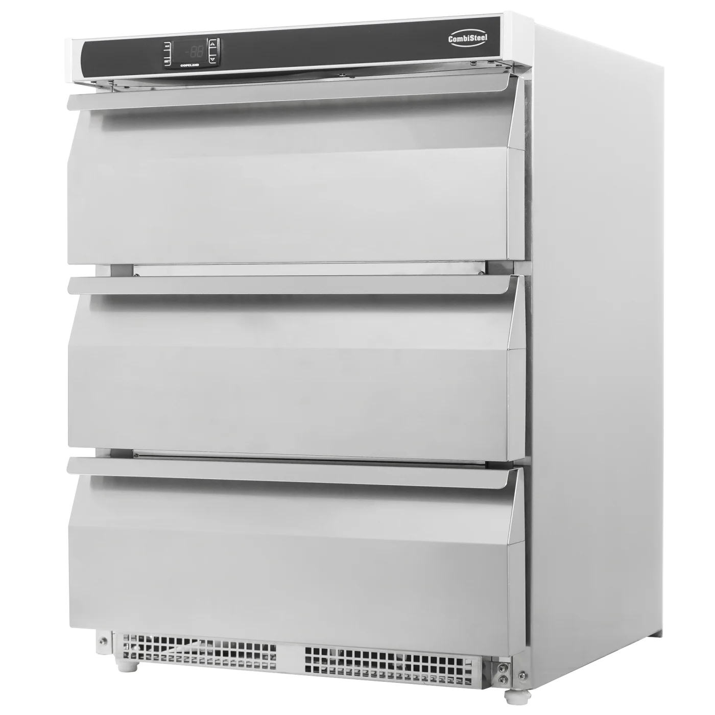 Refrigerator Stainless Steel 3 Drawers