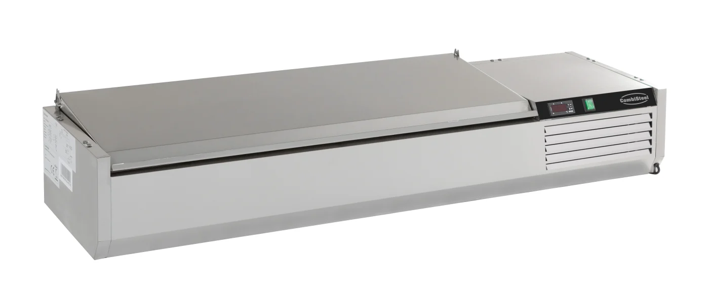 Refrigerated Counter Top Stainless Steel Top 1/4 GN X 5