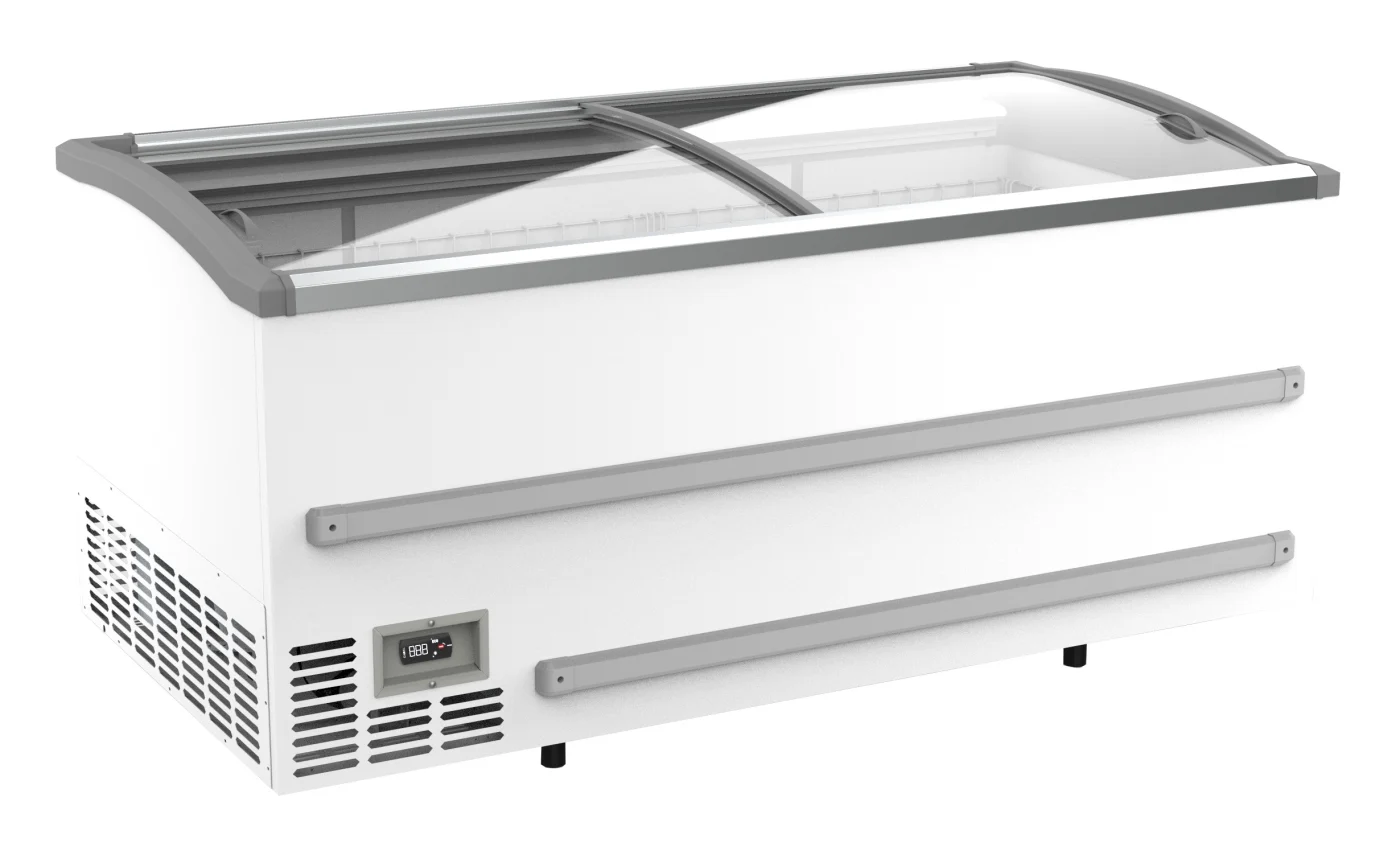 Supermarket Chest Freezer White 1880 Manual Defrost