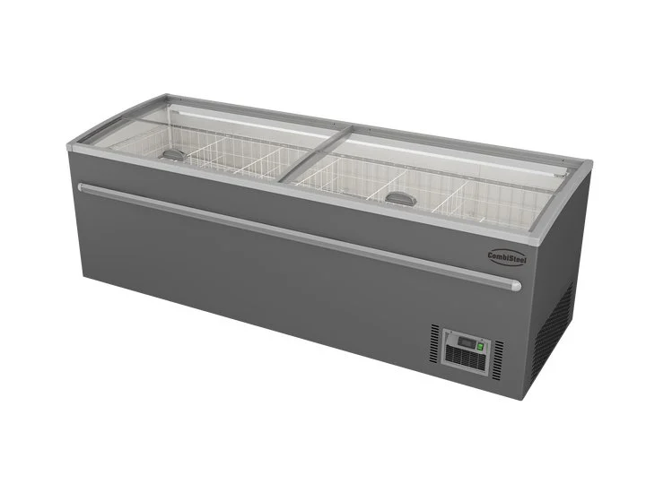 Supermarket Chest Freezer Grey 2500 Automatic Defrost *transport ON Request*
